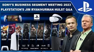 PlayStation's CEO Jim Ryan Full Q&A  | Sony Business Meeting 2023