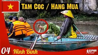 They really ROW with THEIR FEET! (Tam Coc/Hang Mua) VIETNAM