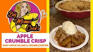 APPLE CRUMBLE | Apple Crisp | Delicious Apple Filling & Crumble Recipe 
