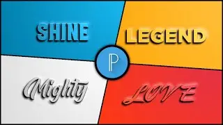 How to make Glossy Text on Android | Pixellab Text Tutorial - 