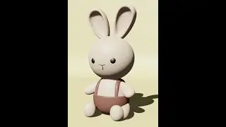 Cici the Bunny Doll | Speedmodel | Blender 3.5