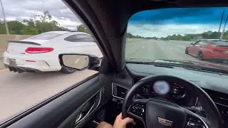 CTS-V V3 POV DRIVE WITH M5 COMPETITION AND C63S AMG