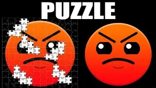 FIRE IN THE HOLE BUT THEY PUZZLE | GEOMETRY DASH ANIMATION