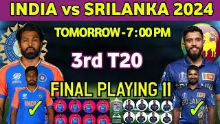 India vs Srilanka 3rd T20 Match Final Playing11 l IND vs SL 3rd T20 Match Final Playing11