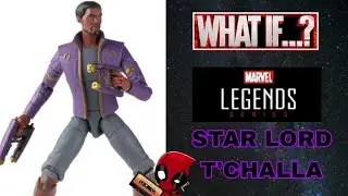 iME TARDE MUCHO! REVIEW MARVEL LEGENDS T'CHALLA STARLORD- WHAT IF