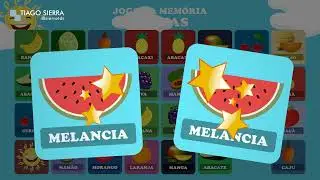 Jogo da Memória - Frutas
