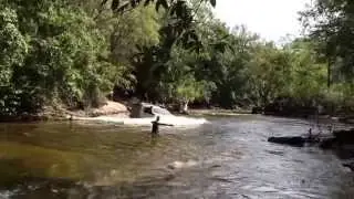 Cape york 2014 trip with 4wd action, Cockatoo creek crossing. Mazda bt50 px ranger