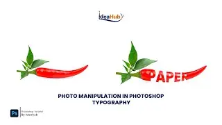 Photoshop Tutorial - Photo Manipulation In photoshop || Typography Manipulation #photoshop