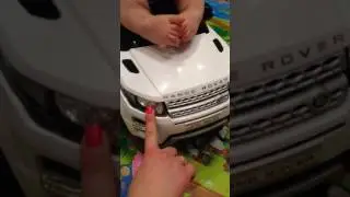 Bambi Range Rover Z 348-1 White. Обзор детской машинки.