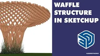 Creating a Waffle Structure in Sketchup