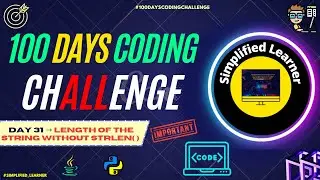 Day #31 |  Program to print Length of the string without using strlen() function in 
