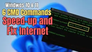 Run these 6 CMD Commands to Speed up and Fix Internet issues
