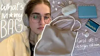 what's in my bag // faculdade de design edition