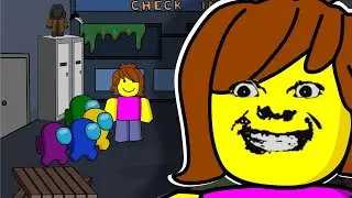 AMONG US vs. WEIRD STRICT DAD ROBLOX CHAPTER 4 || kiwis ANIMATION