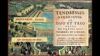 MONTARIN (? - ?)  Airs de Cour à boire, à Marly - éd. Ballard  1710 -   soprano et Basse 1964