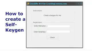 How to create a self keygen - part 1