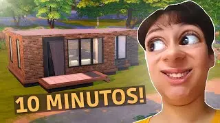 CONSTRUÍ UMA CASA EM 10 MINUTOS!😨🕐| The Sims 4|  LuluSims
