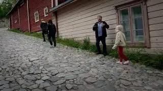 Урок 15  Градиентные углы. Финляндия. Город Порвоо. Прогулка по старому городу.
