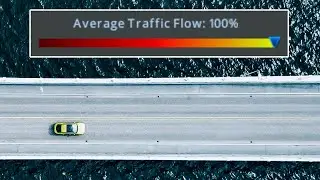 Perfect 100% Traffic Flow Only Possible Like This In Cities Skylines!