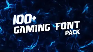 100+ Gaming Font Pack Free || How To Add Custom Font On Pixellab