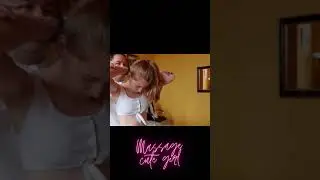 Massage cute girl