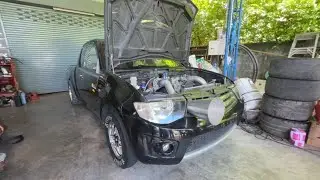 ไทรทัน เครื่องซิ่ง สเต็ปรถวิ่งหลังถนน