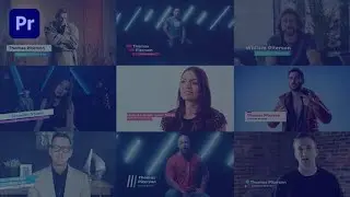 Premiere Pro Template: Lower Thirds