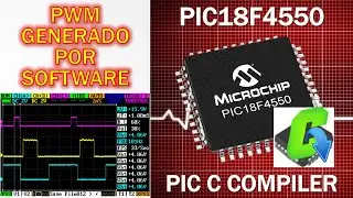 PIC18F4550 ¿Cómo programar PWM por software con PIC C COMPILER CCS?