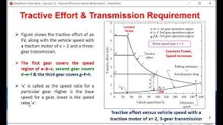EHV23 - Lecture 23 - Tractive Effort and Vehicle Performance