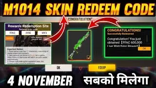 Free Fire Redeem Code Today 4 November | FF Redeem Code Today | Ff New Redeem Code | 4 November