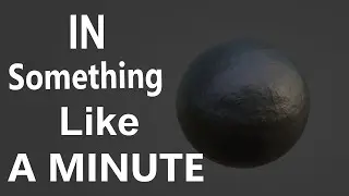 How to create a cannonball in Blender in around 1 Minute by 1 Minute Blender