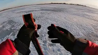 Зимняя рыбалка, обзор палки Stinger arctic char sensor. Отлично подходит для ловли окуня.