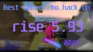 BEST SERVER TO HACK ON 2022 | EZ ANTICHEAT