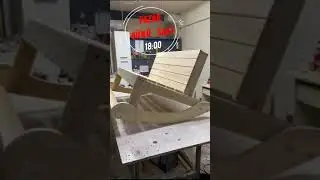 Sallanan bahçe koltuğu // Wooden Rocking Chair #wood #shorts #woodworking