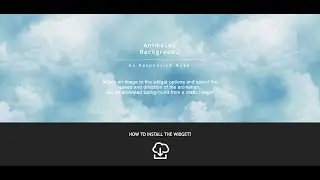 Animated background Widget | Adobe Muse