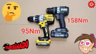 PRA QUE TANTA FORÇA - PARAFUSADEIRA FURADEIRA DEWALT DCD996 BRUSHLESS DCD999