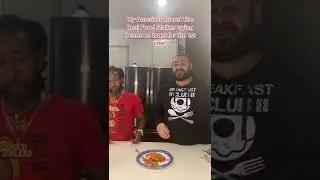 AJ showing his American friend Beans on Toast!