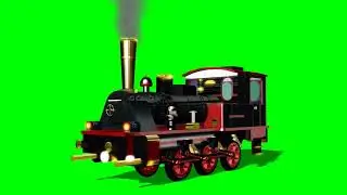 Old train green screen effects. ( No copyright )