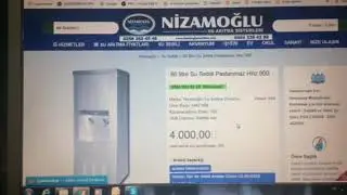 80 lt Paslanmaz Su Sebili