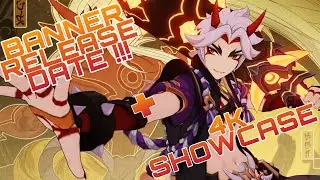 BANNER RELEASE DATE!! Arataki Itto: Gameplay Character Showcase 4K 60fps | Genshin Impact