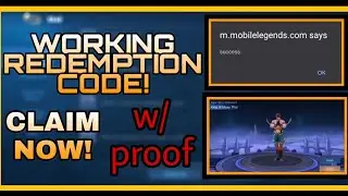 WORKING CODE! REDEEM WHILE NOT EXPIRED  || 100% LEGIT ~ Mobile Legends