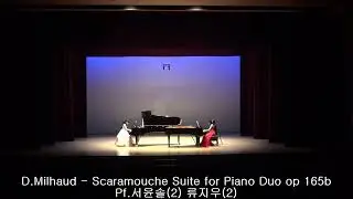 D.Milhaud - Scaramouche Suite for Piano Duo op.165b