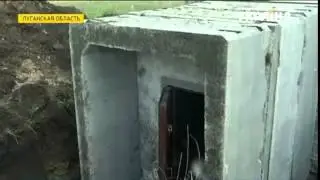 Оборонительные сооружения на границе ЛНР  13 05 2015