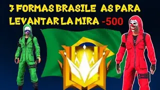 😱FORMAS BRASILEÑAS PARA LEVANTAR LA MIRA 🍆| Free Fire 🥵😈
