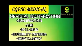 CGPSC information 2021 || Government exams Information 2021