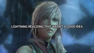 Hope and Lightning messing up each other's lives in FFXIII in 6 minutes or less