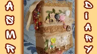 ASMR vintage diary 📙 ✨Авторский АСМР дневник винтажный. Junkbook. Продается 🤗