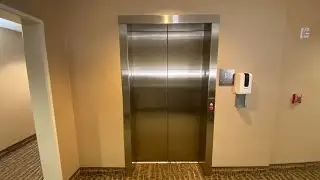 Steps and Schindler 330A Hydraulic Elevator at the Comfort Inn in Lynchburg VA