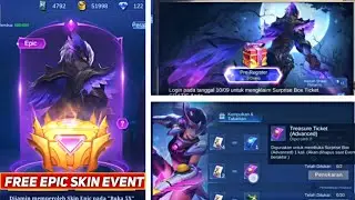 GET GUARENTEED FREE EPIC SKIN IN SURPRISE BOX EVENT | NEW SURPRISE BOX EVENT | MLBB