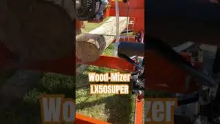 Trial Cuts with Wood-Mizer LX50. Sawmill. #Shorts